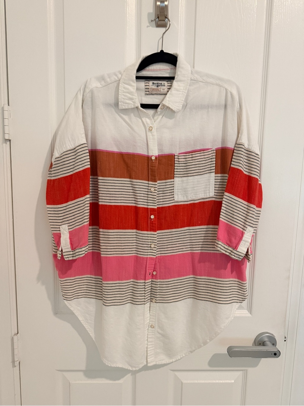 Women’s oversized relaxed linen shirt